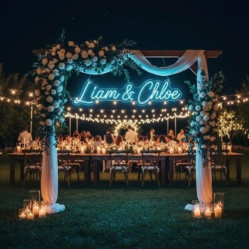 Customized wedding led neon - wedding,