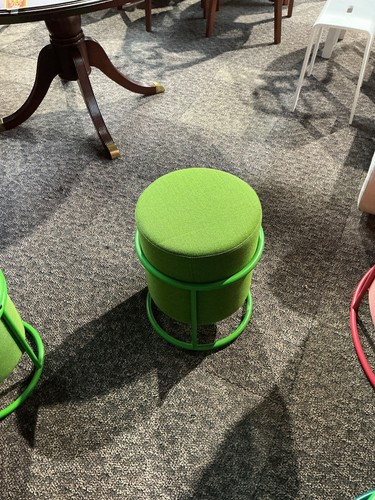 Drop stool stackable cor - 12"drop, stool/stackable