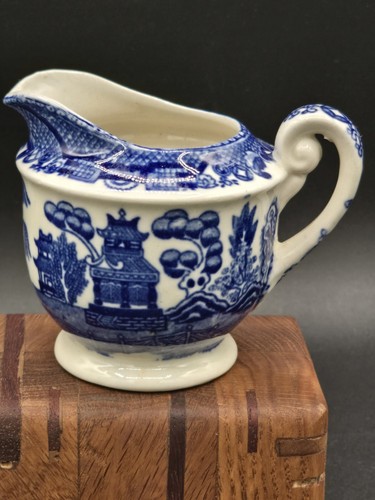 Vintage blue white 3 - blue,