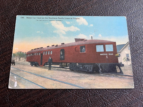 Lithograph railroad motor - lithograph, car