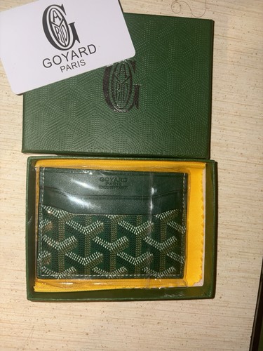 Goyard green card wallet - card,