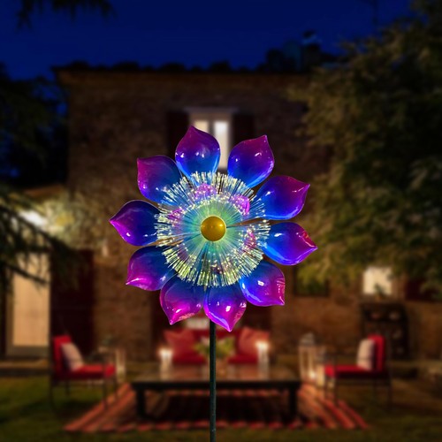 Solar flower windmill - solar,
