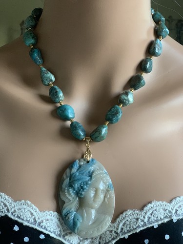 Hand made pendant necklace - hand,