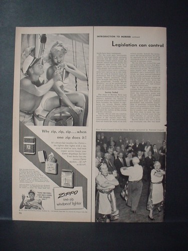 1952 zippo lighter young - 1952,