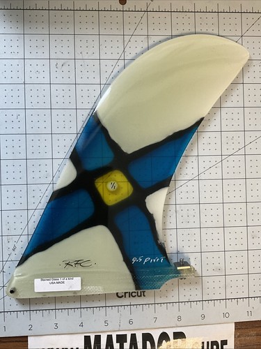 Rfc rainbow surfboard fin - rainbow,