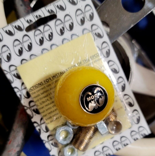 Mooneyes yellow shift knob hot - mooneyes,