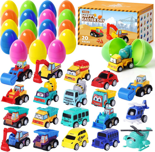 Easter eggs with cars inside - cars,
