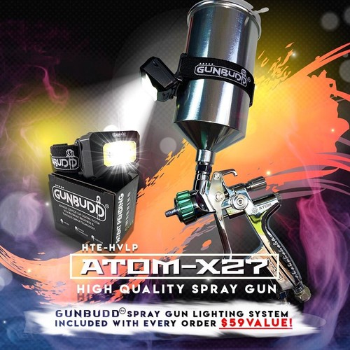 Hvlp spray gun kit atom - spray,