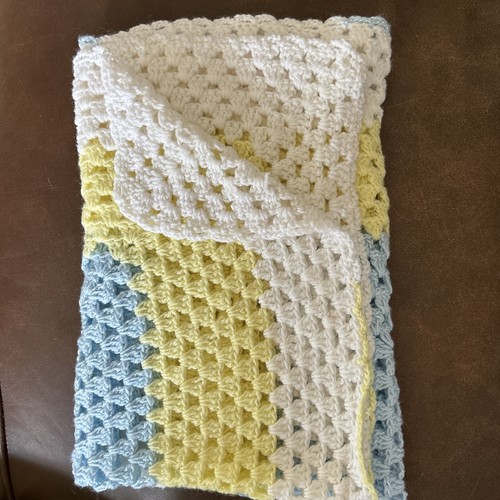 Handmade crochet baby afghan - handmade,