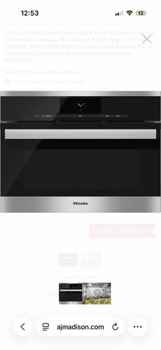 Miele dgc6805 1ss pureline - miele, dgc6805-1ss