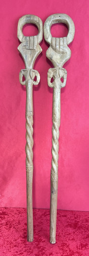 Set hand carved - set, 2