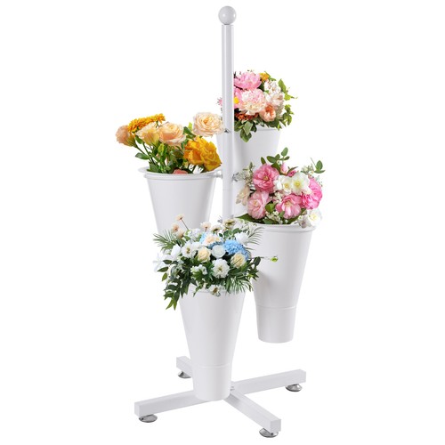 Rolling flower display stand - flower,