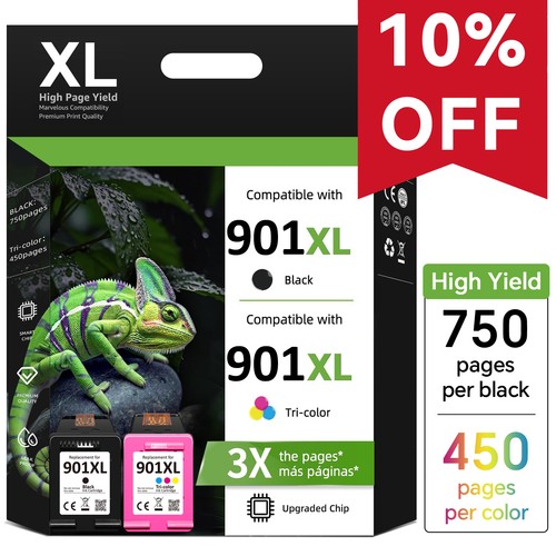 901 ink cartridges for hp - 901,