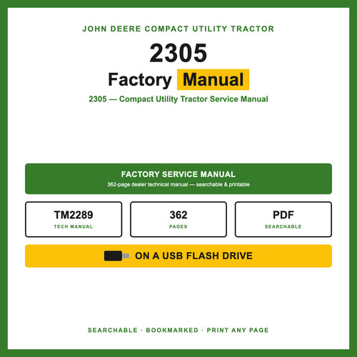 John deere 2305 - john, compact