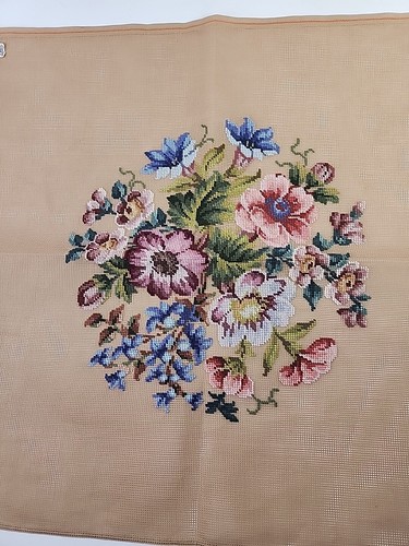Vintage flowers finished - vintage, 3/4