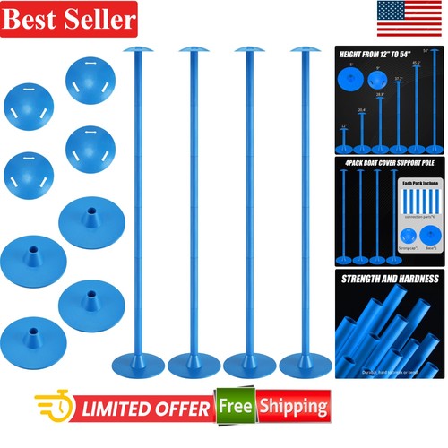 Boat cover support - cover, poles