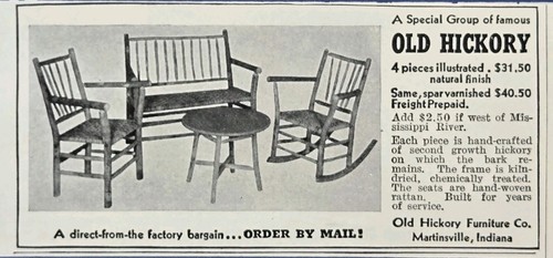 Old hickory furniture - old,