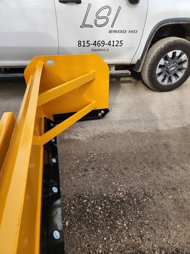 Snow pusher box skid - snow, steer