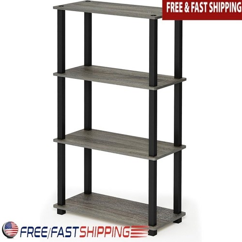 Tier open shelf storage unit - 4-tier,