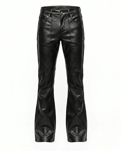 Men black leather - men's,