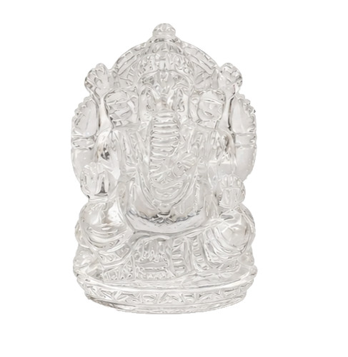 Crystal quartz hindu ganesha - quartz,