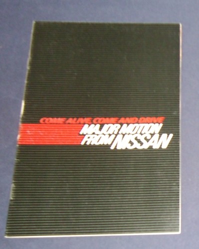 1984 nissan page booklet - page,