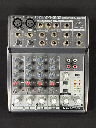 Behringer xenyx 802 input - behringer,