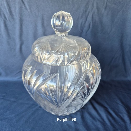 Vintage cut crystal biscuit - vintage,