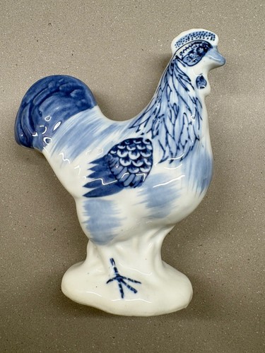 Vintage delft style blue - vintage, white