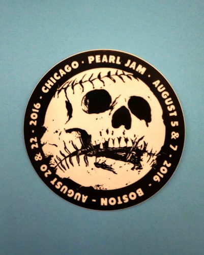Pearl jam sticker skull - jam,