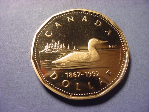 Canada dollar 1992 anniversary - dollar,