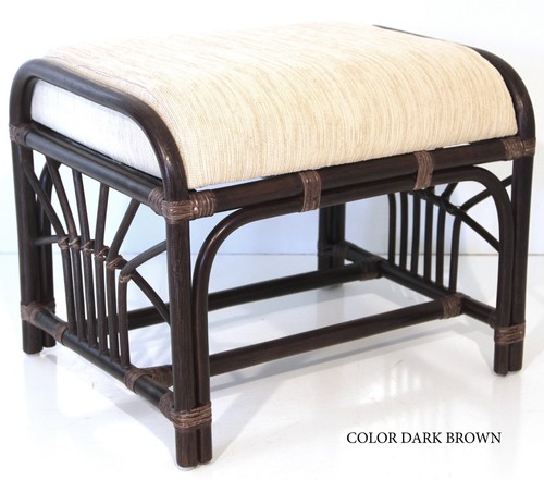 Handmade rectangular ottoman - handmade,