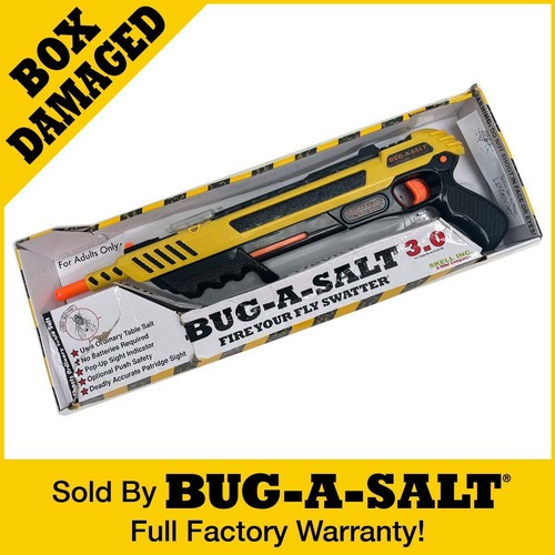 Damaged box bug salt - damaged, bug-a-salt