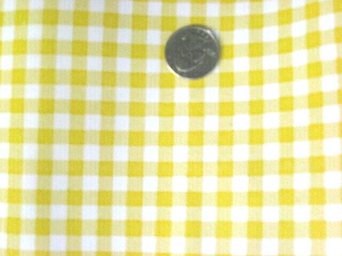 Yellow gingham vinyl - gingham,