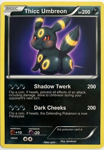 Thicc umbreon collectible - thicc,