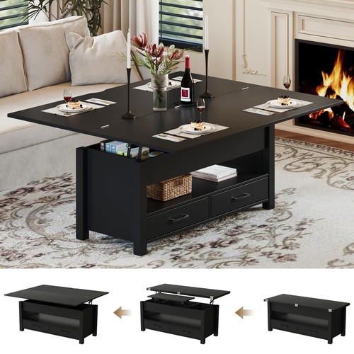 Lift top coffee table w - 39.4",