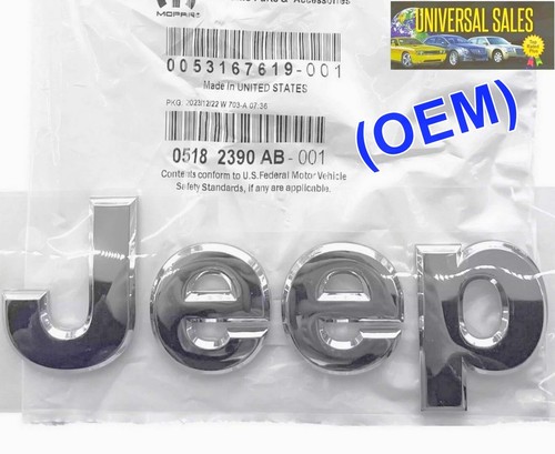 Genuine jeep emblem badge - genuine,