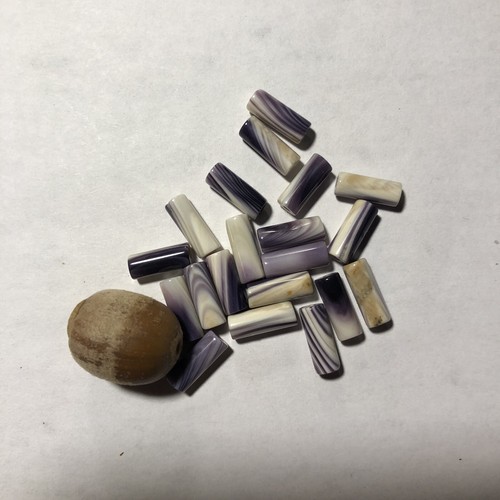 Wampum beads light purple - wampum,