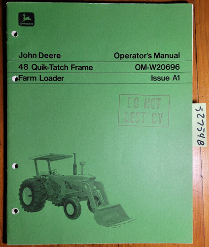 John deere quik tatch frame - john,