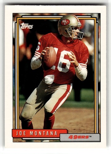 Joe montana 1992 topps 719 - montana,
