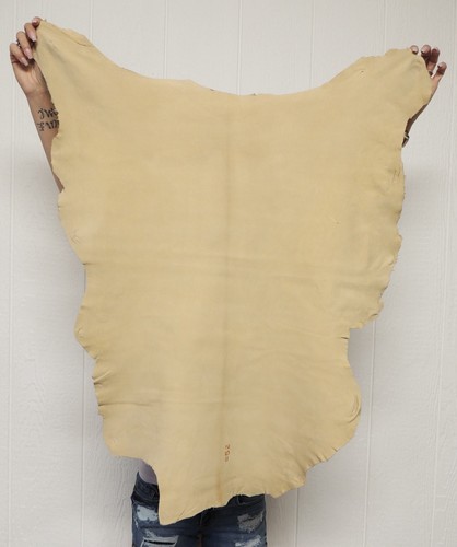 Braintan buckskin leather hide - buckskin,